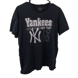 3/$15 47 brand New York Yankees blue shirt sleeve t-shirt